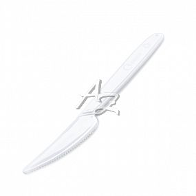nůž 185mm/50ks znovu použitelný PP Bílý