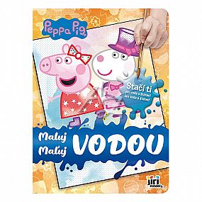 maluj vodou A4, Prasátko Peppa