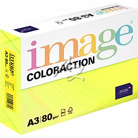 papír A3/ 80g./500l. Image Coloraction® Ibiza-žlutá reflexní