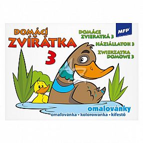 omalovánky A5 MFP DOMÁCÍ ZVÍŘÁTKA 3