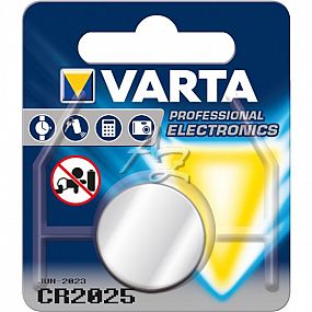 baterie VARTA CR 2025                lithium