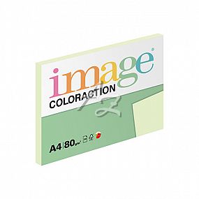 Image Coloraction papír A4/ 80g./100listů Jungle-zelená sv.pastelová