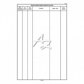 stavební deník A4, 60listů, NCR