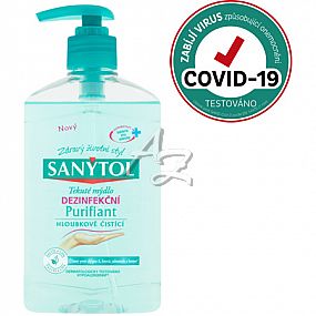 tekuté mýdlo SANYTOL dezinfekční 500ml. - více variant