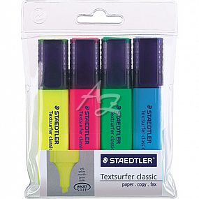 zvýrazňovač Staedtler Textsurfer® classic 364, sada 4 barev
