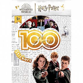 100 samolepek s omalovánkovými listy, Harry Potter