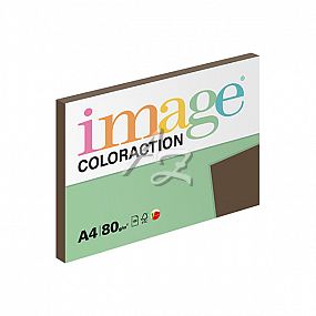 Image Coloraction papír A4/ 80g./100listů Brown-sytá hnědá