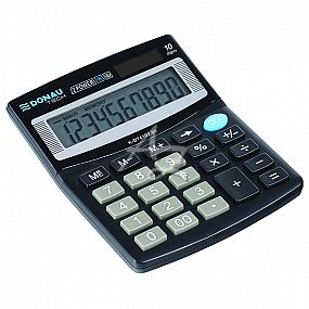 kalkulátor Donau TECH K-DT4102-01, 10místný, Černý