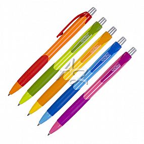 kuličkové pero Spoko Fruity 0111, mix barev, náplň Modrá