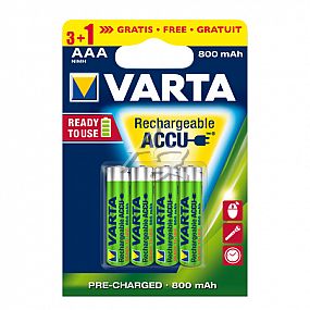 baterie nabíjecí VARTA/4ks R2U 800/4 AAA