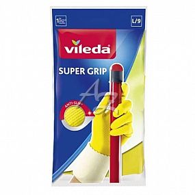 VILEDA gumové rukavice Supergrip protiskluzné, velikost L