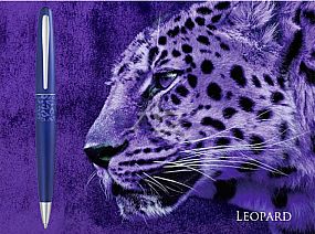 kuličkové pero Pilot 2063-008, Animal Fialové, Leopard, náplň Modrá