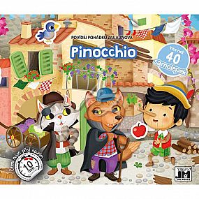 samolepková knížka, Povídej pohádku, Pinocchio