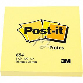 samolepicí bloček Post-it® 76x76mm /100ks Žlutá