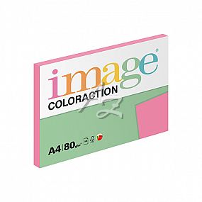 papír A4/ 80g./100l. Image® Coloraction Malibu-růžová reflexní